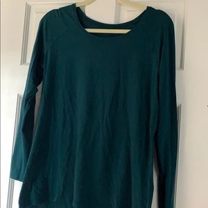 Large lululemon green long sleeve shirt.